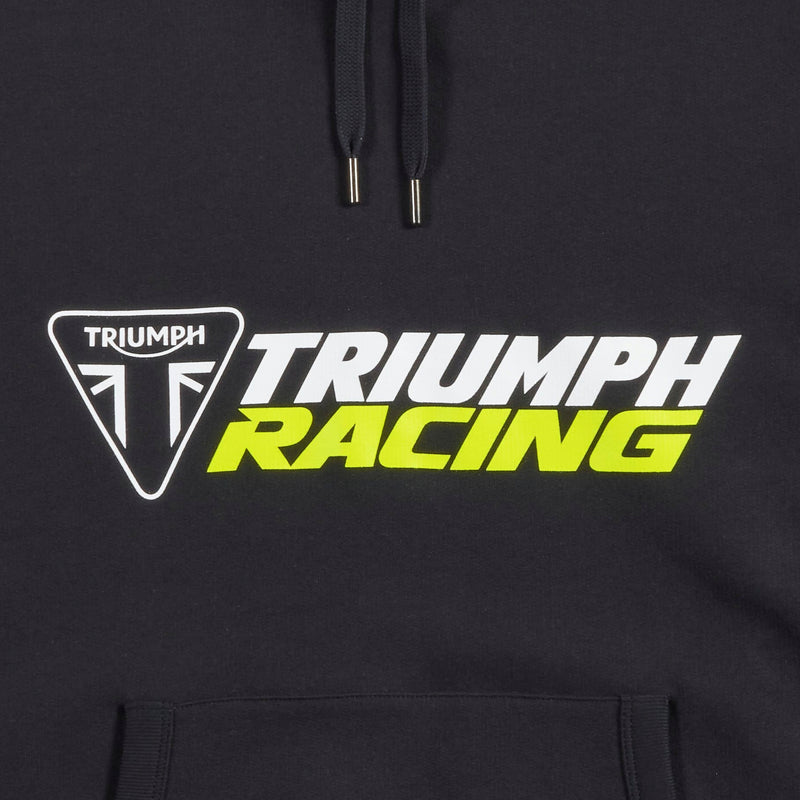 Triumph Mens Racing Hoodie Black