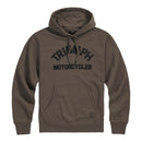 Triumph Mens Carrick Hoodie - Iron / Black