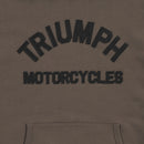 Triumph Mens Carrick Hoodie - Iron / Black