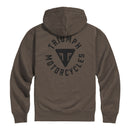 Triumph Mens Digby Hoodie - Iron / Black