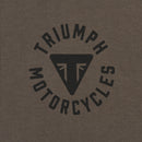 Triumph Mens Digby Hoodie - Iron / Black