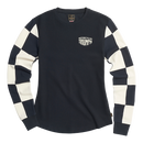 Triumph Ladies Nikki Black & Bone Long Sleeved Top