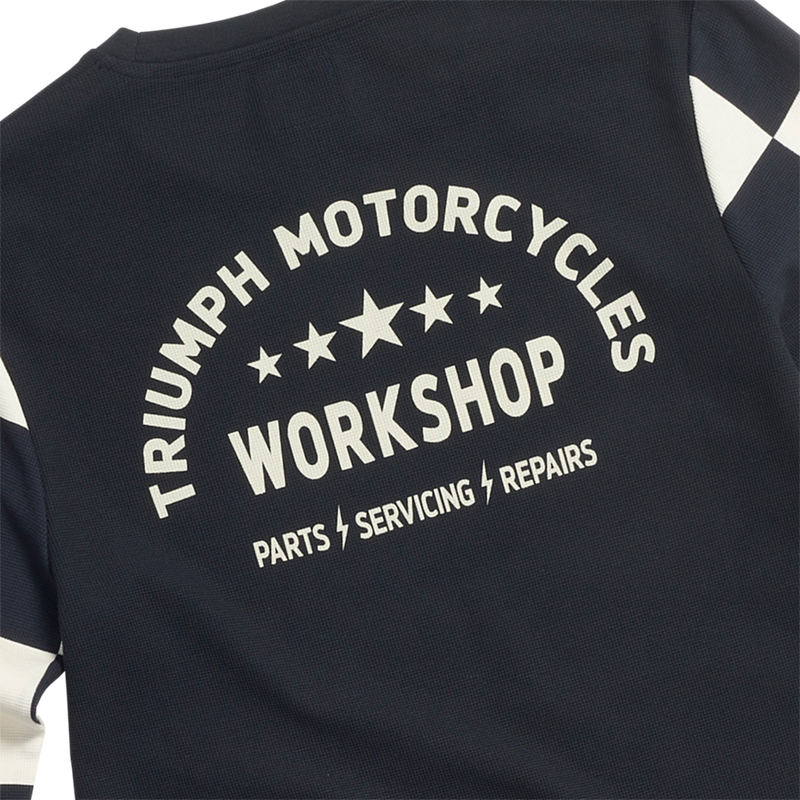 Triumph Ladies Nikki Black & Bone Long Sleeved Top