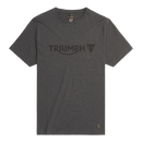 Triumph Mens Cartmel Black Marl & Black T Shirt