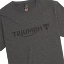 Triumph Mens Cartmel Black Marl & Black T Shirt