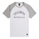 Triumph Mens Saltern White & Grey T Shirt