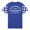 Triumph Mens Preston Blue & Bone T Shirt