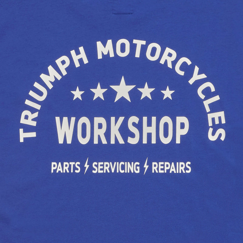 Triumph Mens Preston Blue & Bone T Shirt