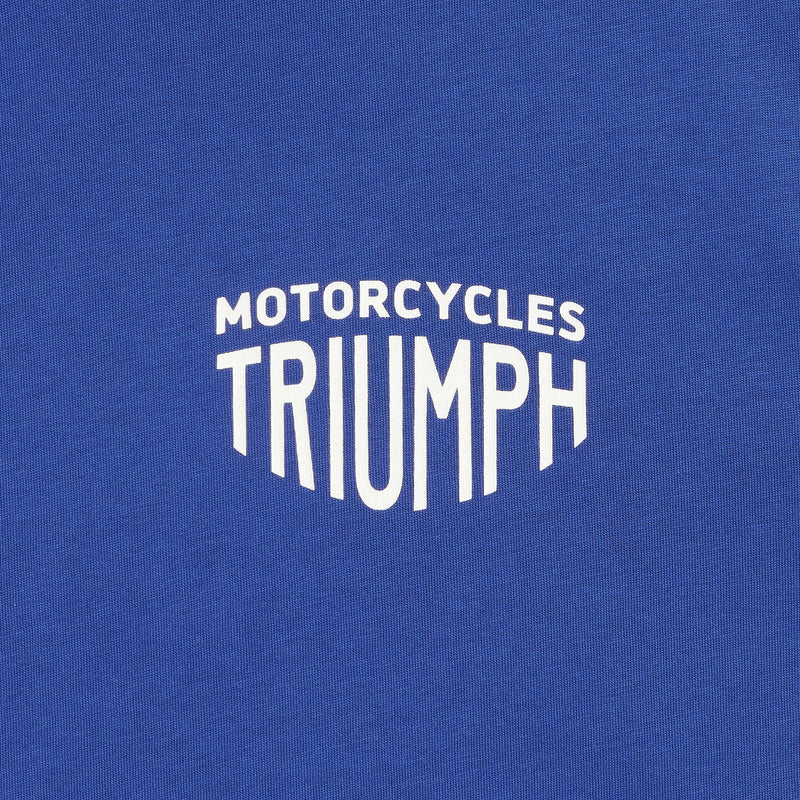 Triumph Mens Preston Blue & Bone T Shirt