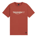 Triumph Cartmel T Shirt - Rust / Bone