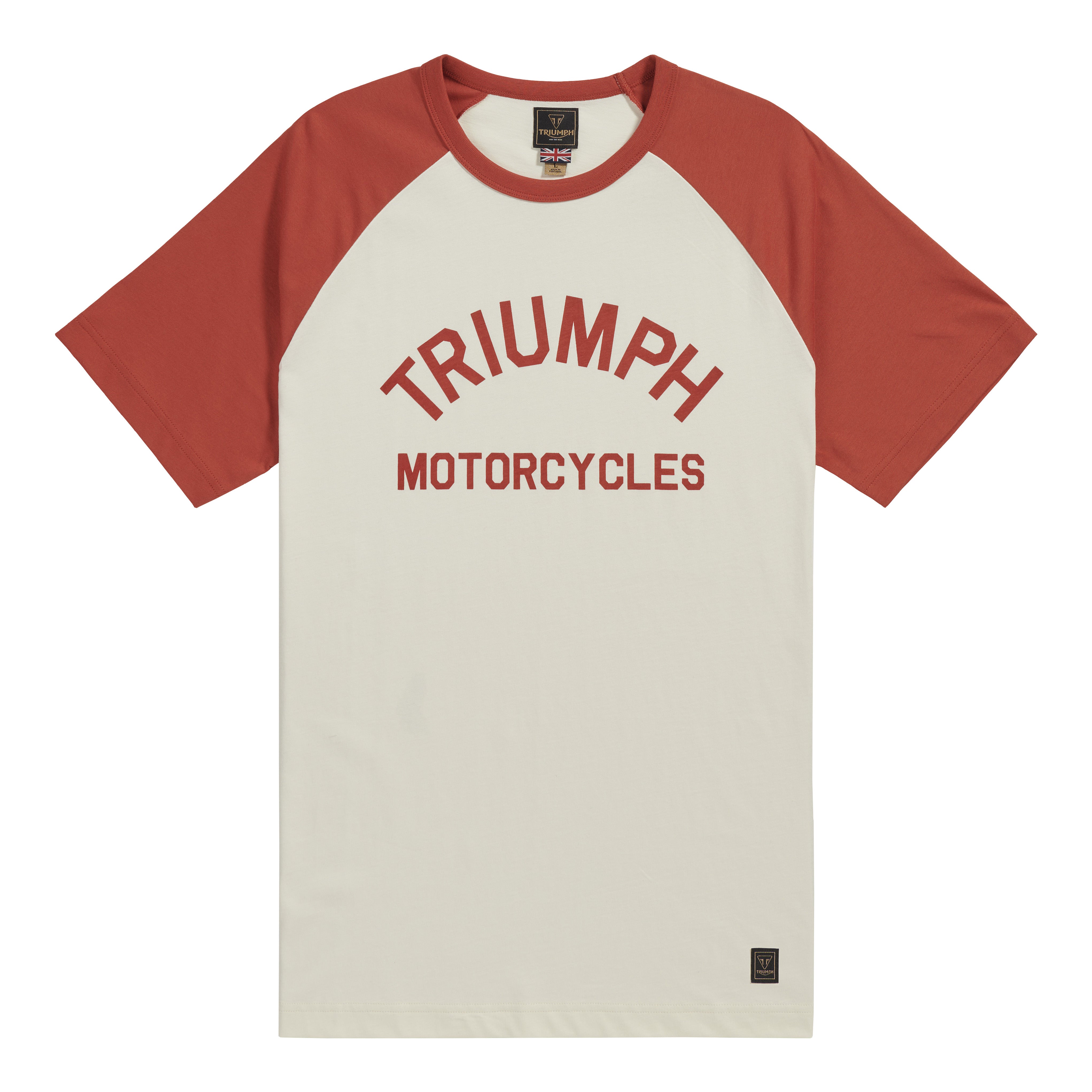 Triumph Saltern T Shirt - Rust / Bone