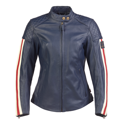 Triumph Ladies Braddan Air Race Jacket Blue