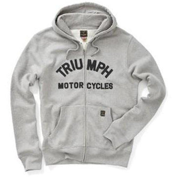 Triumph Mens Lavenham Zip Up Hoodie Grey