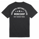 Triumph Mens Workshop Black Crew T Shirt