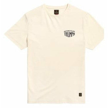 Triumph Mens Workshop Bone Crew T Shirt