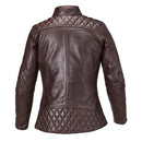 Triumph Ladies Andorra Leather Jacket Oxblood Red