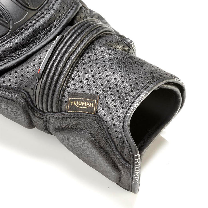 Triumph Mens Jansson Perforated Leather Gloves